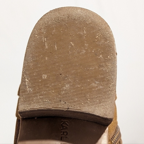 Karl Lagerfeld brown ankle boots size 5.5 - Picture 9 of 12